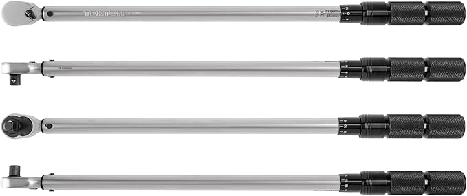 TEKTON 1/2 Inch Drive 90-Tooth Dual-Direction Micrometer Torque Wrench (40-300 ft-lb) | TRQ52403