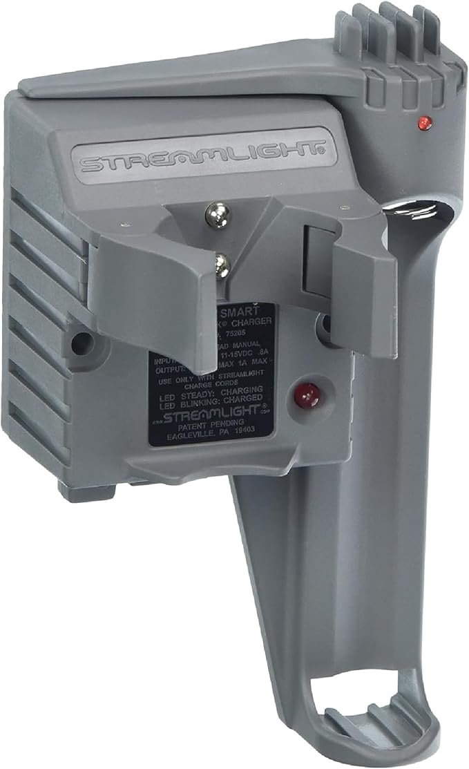 STREAMLIGHT 75205 Piggyback Smart Charger for Stinger - No Battery, 1 Pack, Gray