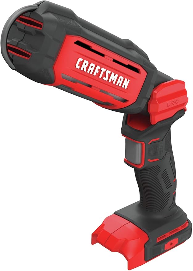 CRAFTSMAN V20 LED Work Light, Cordless Handheld Portable Led Light, 350/700 Lumens Hanging Work Light, Tool Only (CMCL050B)