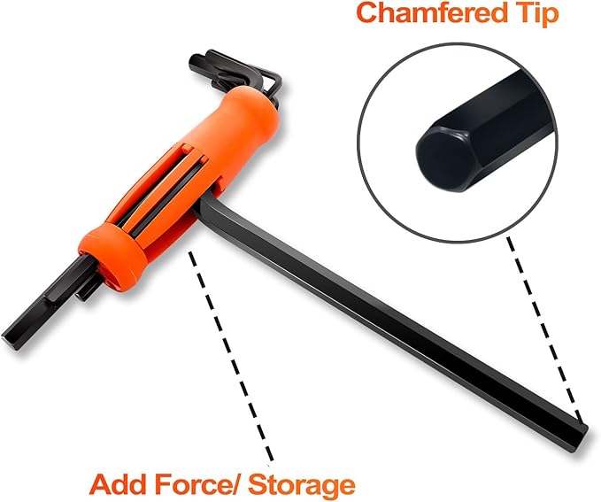 Allen Wrenches Sets, 8-piece Hex Key Set, Metric Sizes 2mm, 2.5mm, 3mm, 4mm, 5mm, 6mm, 8mm, and 10mm