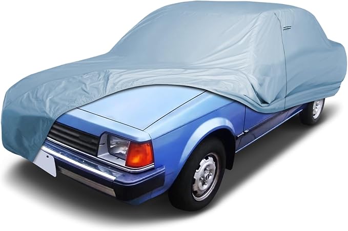 iCarCover Premium Car Cover for 1979-1983 Mazda GLC Wagon Heavy Duty Waterproof All-Weather Automobiles Custom Fit Indoor Outdoor UV Snow Protection Covers with Straps and Bag