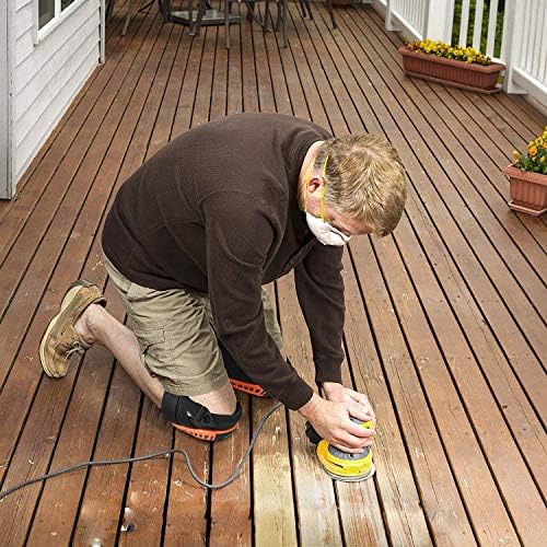 BALENNZ Professional Knee Pads for Work - Heavy Duty Foam Padding Gel Construction Knee Pads with Strong Double Straps – Comfortable Knee Protection for Indoor and Outdoor Use (Knee High Orange)