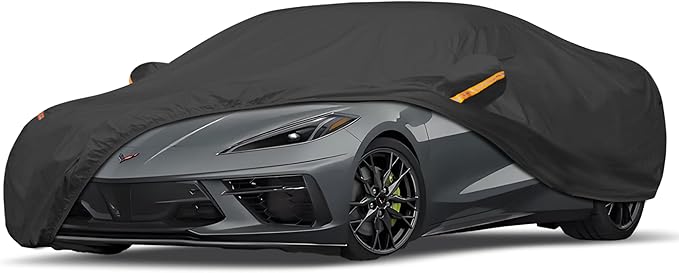 UV Protection Car Cover Windproof Dustproof Scratch Resistant Outdoor Universal Full Car Covers (5-Coupe Car Cover, C7-Fit Coupe/Cabrio-Length 218-227 inch)