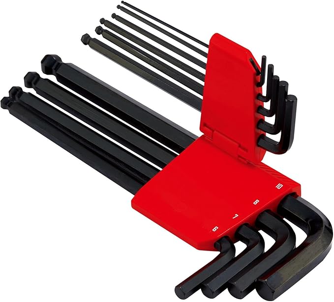 CRAFTSMAN Hex Key Allen Wrench Set with Ball-End, MM, 10 Piece (CMHT26029)