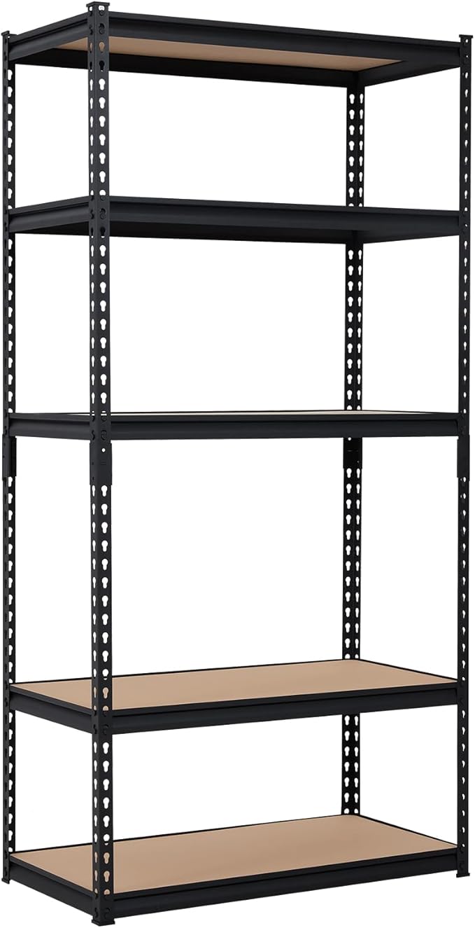 Towallmark Garage Shelving, 36 x18 x 72 Storage Shelves, Heavy Duty Storage Shelving, Durable Storage Shelves, Rust-Resistant Design, Easy Assembly