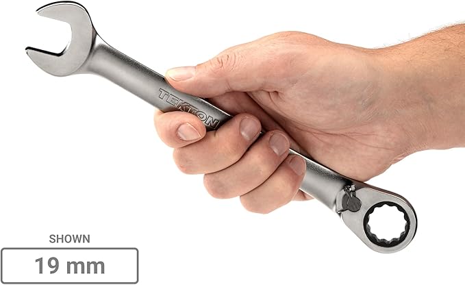 TEKTON Reversible 12-Point Ratcheting Combination Wrench Set, 34-Piece (1/4-1 in., 6-24 mm) | WRC94005