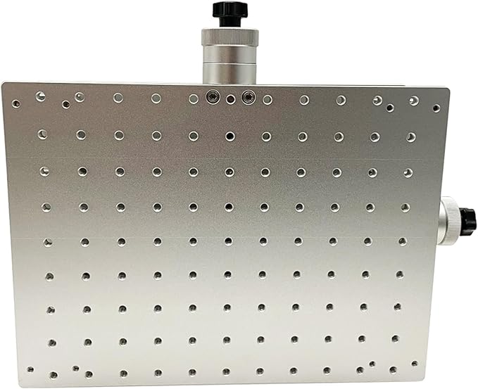 INTBUYING 2 Axis Moving Table for Laser Marking Engraving Machine Portable XY-Axis Moving Workbench 300 * 220 Two-dimensional Marking Machine Table