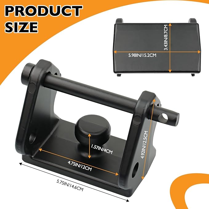 HQPASFY Trailer Hitch Lock with Combination Lock, Fits Over 2" to 2-5/16" Couplers - Black