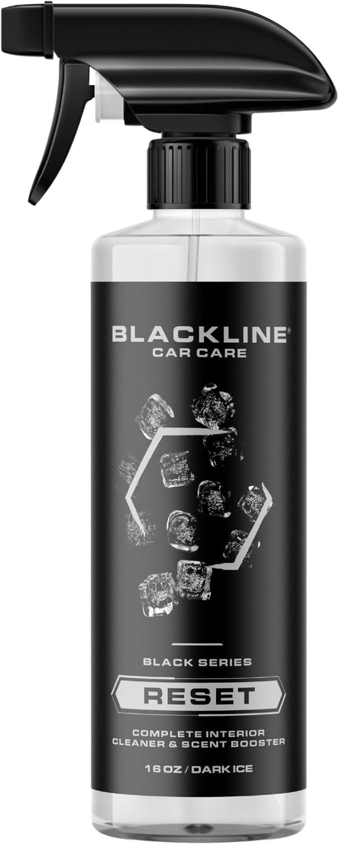 Blackline Luxury Scented Leather Interior Car Cleaner Reset Deep Cleans & Deodorizes All Surfaces, pH-Neutral High-Foam Formula, Long-Lasting Premium Fragrance and Deodorization for Car