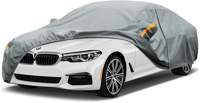 Kayme Heavy Duty Car Cover Custom Fit BMW 3 Series 320i 325i 328i 330i 335i (2013-2025) Waterproof All Weather for Automobiles, Full Exterior Covers Sun Rain UV Protection.（Deliver About 3-10 Days）