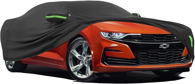 Proadsy 2026 Upgrade Car Cover Compatible with Chevrolet Chevy Camaro 1994-2024 Windproof All Weather Waterproof Sun Rain UV Dust Snow Protection Outdoor Covers
