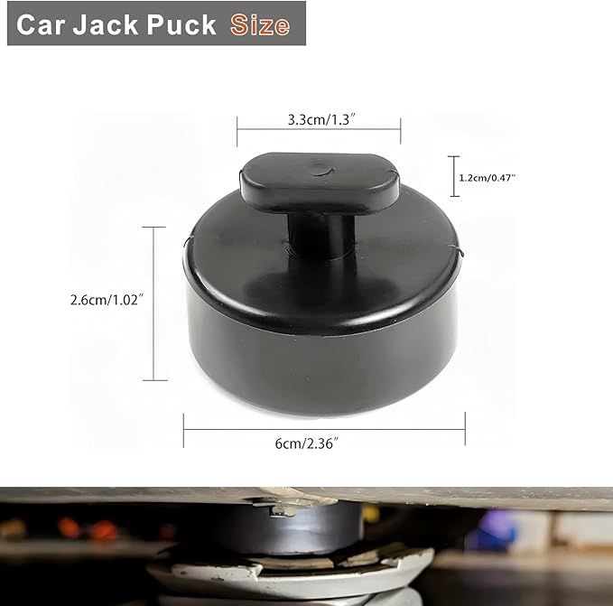 4pcs Car Lifting Pucks Compatible c5 Corvette Jack Pucks C6 C7 Corvette Jack Pucks C8 Jacking Puck Rubber Lift Pads with Storage Bag