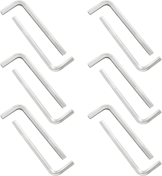 Biaungdo 12 Pcs 4mm Hex Key Wrench, Small Allen key Wrench, L Shaped Hexagon Wrench, Hex Key Spanner Wrench Set Hexagon Head Replacement Repairing Tool for Repairing Bike, Furniture