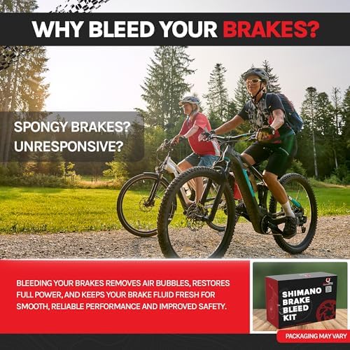 BleedZone Shimano Brake Bleed Kit with 120ml Mineral Oil, Road Gravel MTB