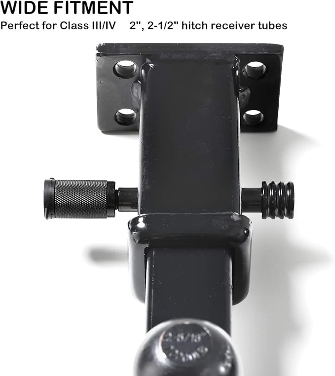 CZC AUTO Hitch Receiver Pin Lock Trailer Receiver Lock with 5/8" Pin for Class III IV 2" and 2-1/2" Receiver, for Hitch Bike Rack Tray Ball Tow Rope for Trailer Truck Car Boat (4 Pack, 5/8 inch pin)