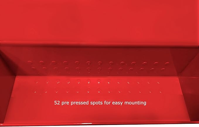 LARIN Tractor Metal Tool Box, Heavy Duty Steel, Univerasal mounting (16 inch)