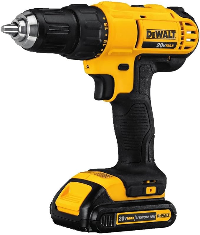 DEWALT 20V MAX* Cordless Drill/Driver Kit with Screwdriver/Drill Bit Set, 100-Piece (DCD771C2 & DWA2FTS100)