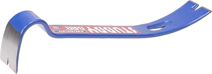 VAUGHAN Superbar, 12 Inch Pry Bar, Nail Puller, Made In The USA, B215S, VN45101