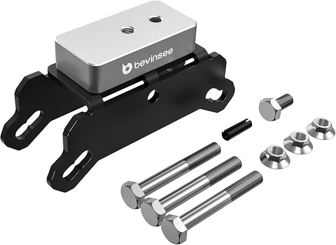 Bevinsee 3-4 Ton Jack Stand Adapter Compatible with BMW & MINI Compatible with Toyota Supra A90 Nissan GTR, Aluminum Car Lifting Jack Pad Repair Tool Frame Protector