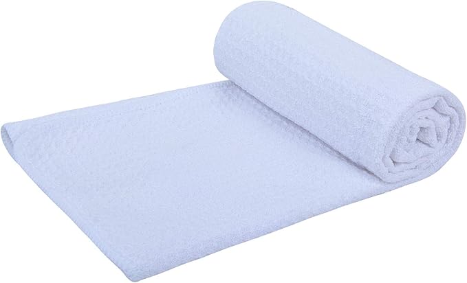 VIVOTE Microfiber Kitchen Towels DIY Sublimation Blank White Tea Towel Waffle Weave Dish Towels Super Absorbent Soft Fast Drying Dish Cloths Reusable Cleaning Cloths 4Pack White 16 Inch X 24 Inch