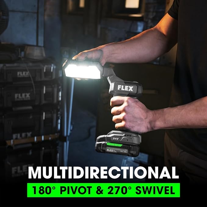 FLEX 24V Cordless 3-Setting 1,000 Lumen Inspection Light Tool Only, Battery and Charger Not Included - FX5121-Z