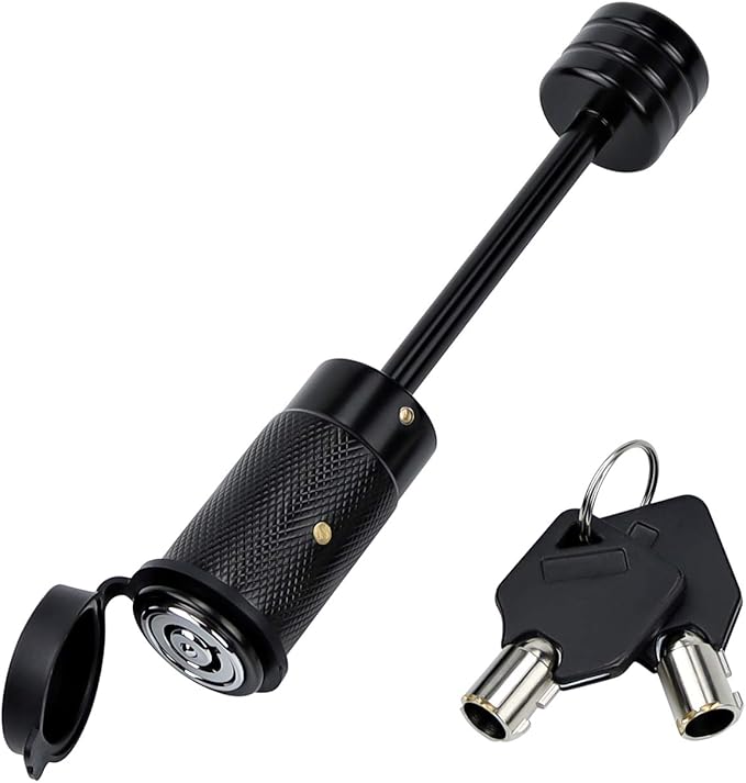 Trailer Hitch Coupler Locking Pin Dia 1/4 Inch, 3-1/2 Inch Span,Trailer Tongue Coupler Lock for Latch-Type Coupler Truck Car and Boat,High Security by Cenipar