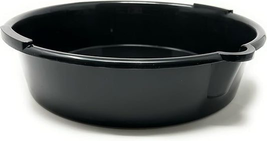 ValvoMax 8 Qt Oil Drain Pan with Handle Grip & Pour Spout – Fluid Drain Pan for Oil Changes, Coolant & Automotive Fluids – Reinforced Base, Easy Clean Design - Washable and Reusable