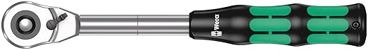 WERA 05004090001 8006 SC 1 Zyklop Hybrid Ratchet Set, 1/2" Drive, Metric, 13 Pieces