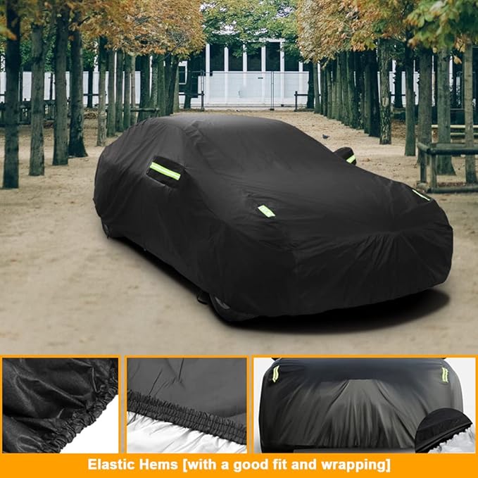 Car Cover Compatible with Mercedes-Benz SLK SLC R171 R172 SLK350 SLK250 SLK300 SLK200 SLK320 1996-2020, Waterproof All Weather Car Covers, Heavy Duty Rain Sun Snow Sun Cover for Outdoor Indoor