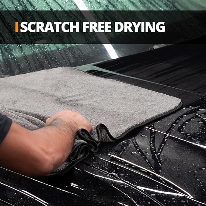 CERAKOTE Premium Microfiber Drying Towel (36" x 24") 1,200 GSM Material - Lint Free No Scratch Finish - One Pass Quick Drying Towel - Machine Washable