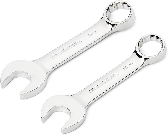 GEARWRENCH 20 Pc. 12 Point Stubby Combination SAE/Metric Wrench Set - 81903