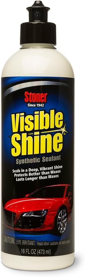Stoner Car Care 95410 Visible Shine Synthetic Polymer Sealant - Incredibly Reflective Shine and Long Lasting Protection Against Harmful UV Sunlight