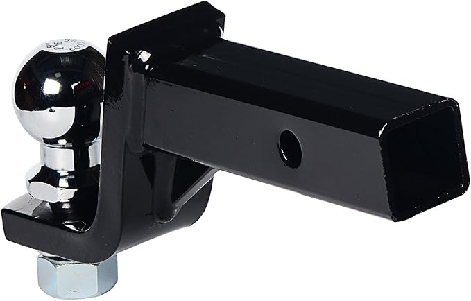HiTow Trailer Hitch Loaded Ball Mount Class III/IV 4" Drop with 2-5/16" Hitch Ball & 5/8" Pin Kit (GTW 6,000 lbs)