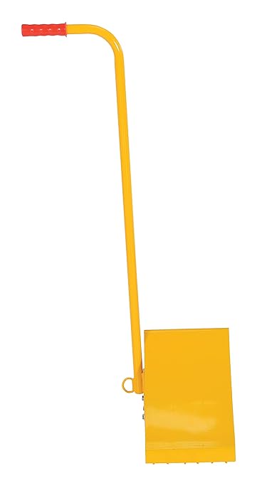 Vestil FAB-11-ERGO Fabricated Steel Wheel Chock with Ergonomic Handle 10-3/4 in. Length Yellow