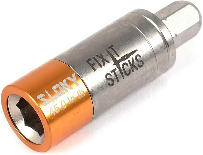 Fix It Sticks Field Hunting Outdoors Gun Maintenance Adjustable Fits 1/4in Bit T-Way Wrench Small Torque Limiter, 45 in-lb
