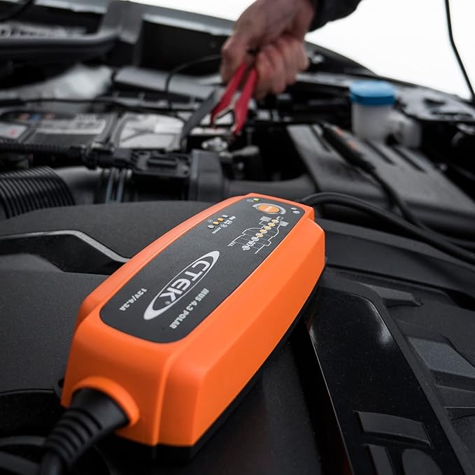 CTEK 56-958 MUS 4.3 Polar 12 Volt | Fully Automatic Extreme Climate 8 Step Battery Charger