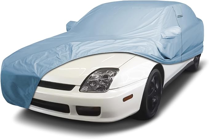 iCarCover Fits [1983-2001 Honda Prelude] Premium Custom Car Cover Waterproof All Weather Resistant Outdoor Indoor Sun Snow Storm UV Protection Form-Fit Padded Cover with Straps