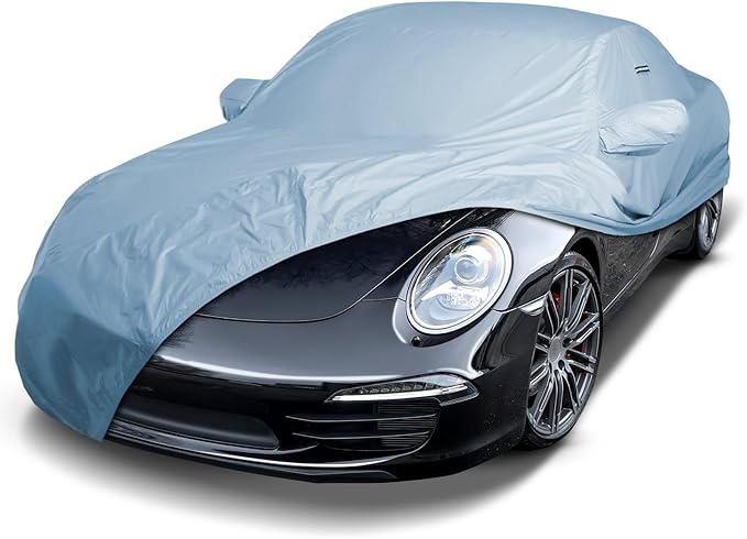 iCarCover Custom Car Cover for 1999-2026 Porsche 911 Carrera, Waterproof All-Weather Rain Snow UV Sun Protector Full Exterior Indoor Outdoor Car Cover with Strap