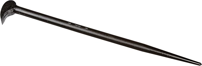 Mayhew Tools 40152 Ladyfoot Pry Bar, 5/8" x 16", Black Oxide Finish