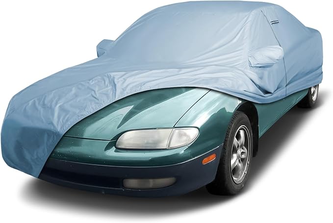 iCarCover Premium Car Cover for 1988-1997 Mazda MX-6 Heavy Duty Waterproof All-Weather Automobiles Custom Fit Indoor Outdoor UV Snow Protection Covers with Straps and Bag