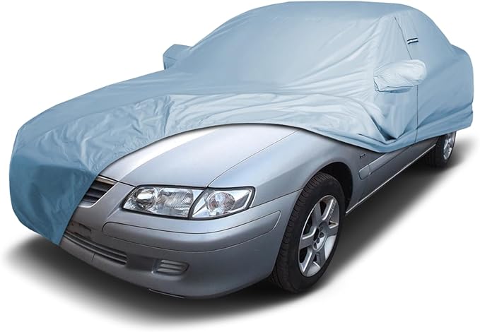 iCarCover Premium Car Cover for 1993-2002 Mazda 626 Heavy Duty Waterproof All-Weather Automobiles Custom Fit Indoor Outdoor UV Snow Protection Covers with Straps and Bag