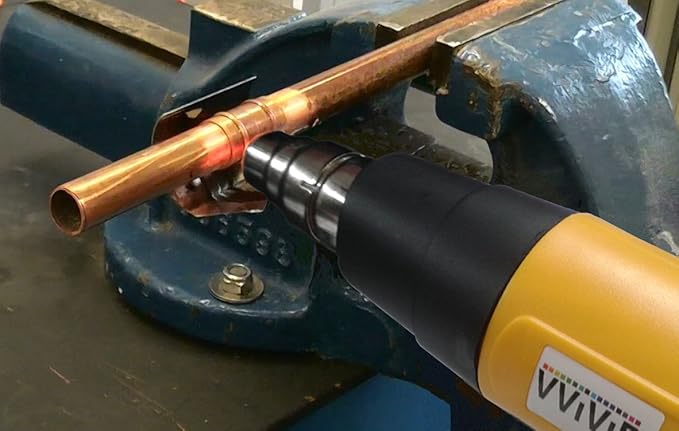 VViViD Professional Heat Gun Automotive Vinyl Wrap Tool Including Precision Nozzle and 3M Toolkit (Incl. Nozzle, Toolkit & Digi. Thermometer)