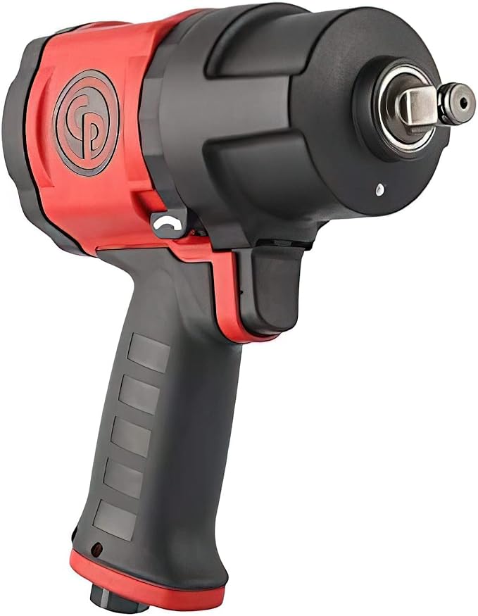 Chicago Pneumatic CP7748 1/2 Inch Air Impact Wrench, Red, Metal