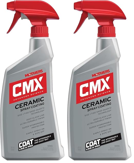 Mothers 01024 CMX Ceramic Spray Coating, 24 fl. oz. (Pack of 2)