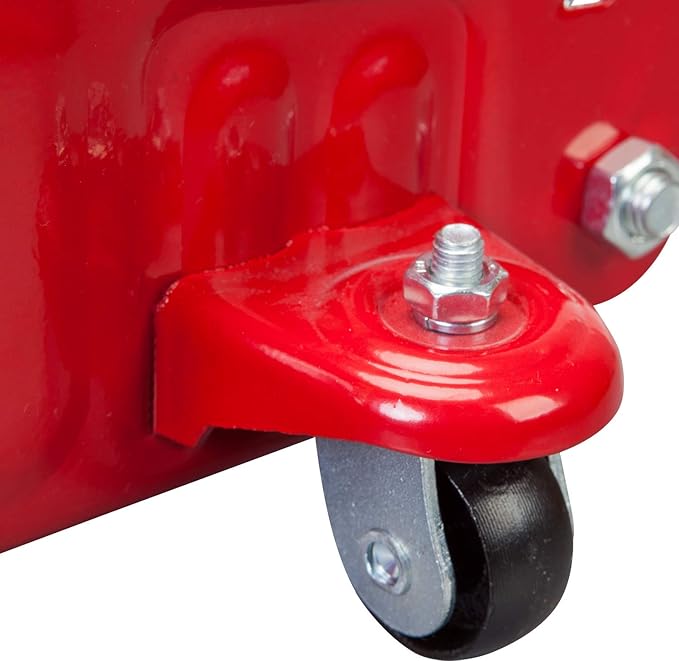 BIG RED T820014S Torin Hydraulic Trolley Service/Floor Jack with Blow Mold Carrying Storage Case, 1.5 Ton (3,000 lb) Capacity, Red