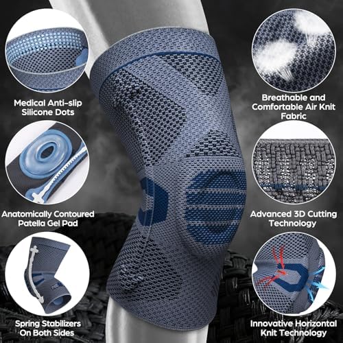 NEENCA Professional Knee Brace, Medical Knee Support for Women & Men Relief