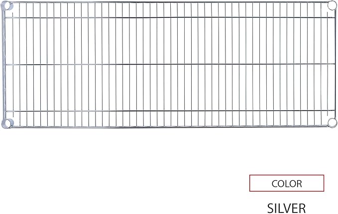 Alera ALE Industrial Wire Shelving Extra Wire Shelves, 48w x 18d, Silver (Case of 2 Shelves)