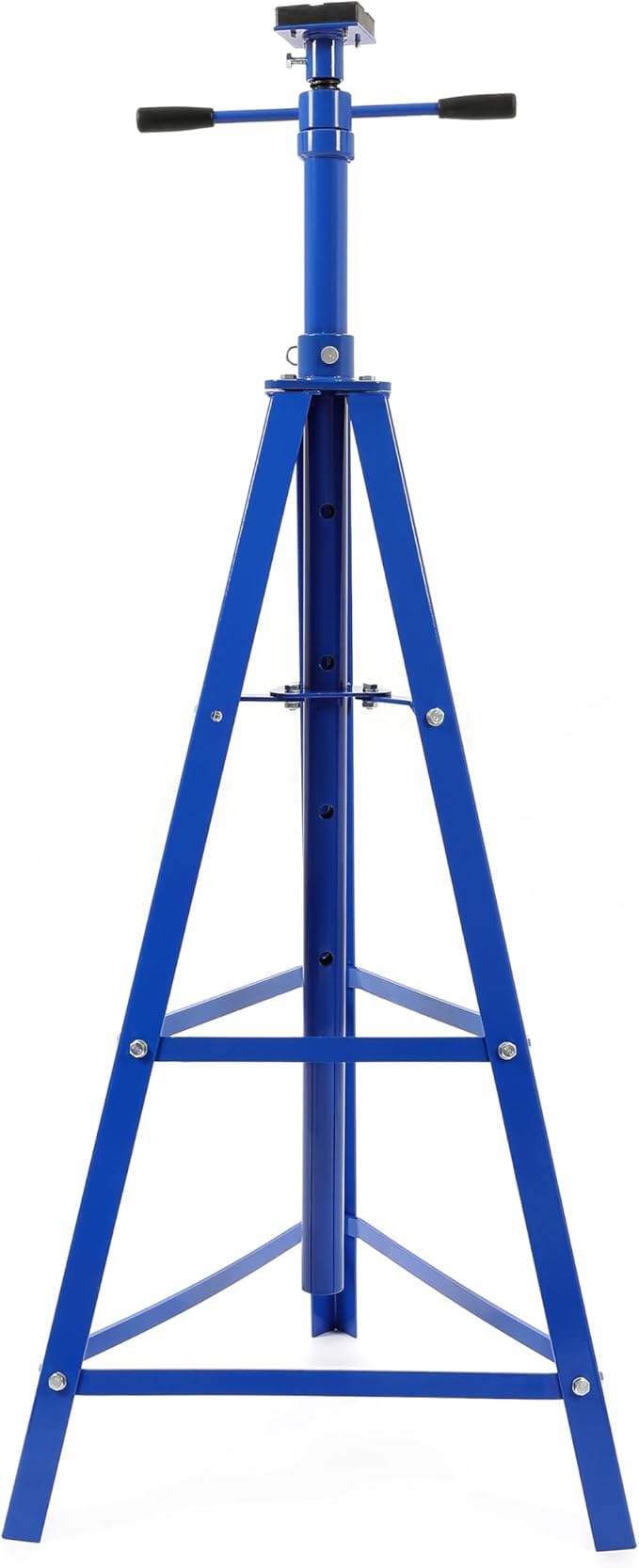 ALMULOO Adjustable Under Hoist Jack Stand for Repair Shops, Garages and DIY 2 Ton Reach Under Hoist Tripod Stand 4500 LBS Load Capacity High Lift Jack Stand 55-5/8" - 79-1/2" Powder Coated Steel