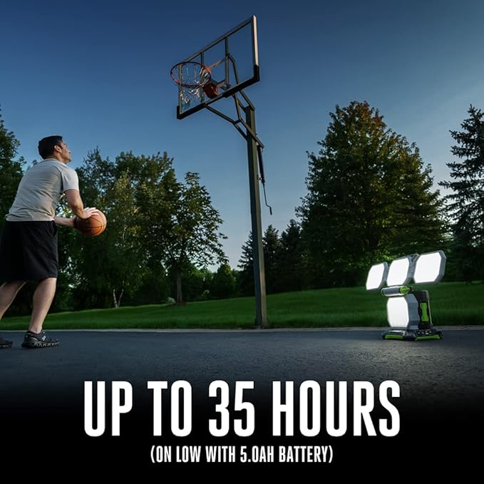 EGO POWER+ Portable Light, Rechargeable, Up to 10,000 Lumens Work Light, Battery and Charger Not Included - LT1000
