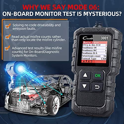 Launch Creader 3001 OBD2 Scanner,Engine Fault Code Reader